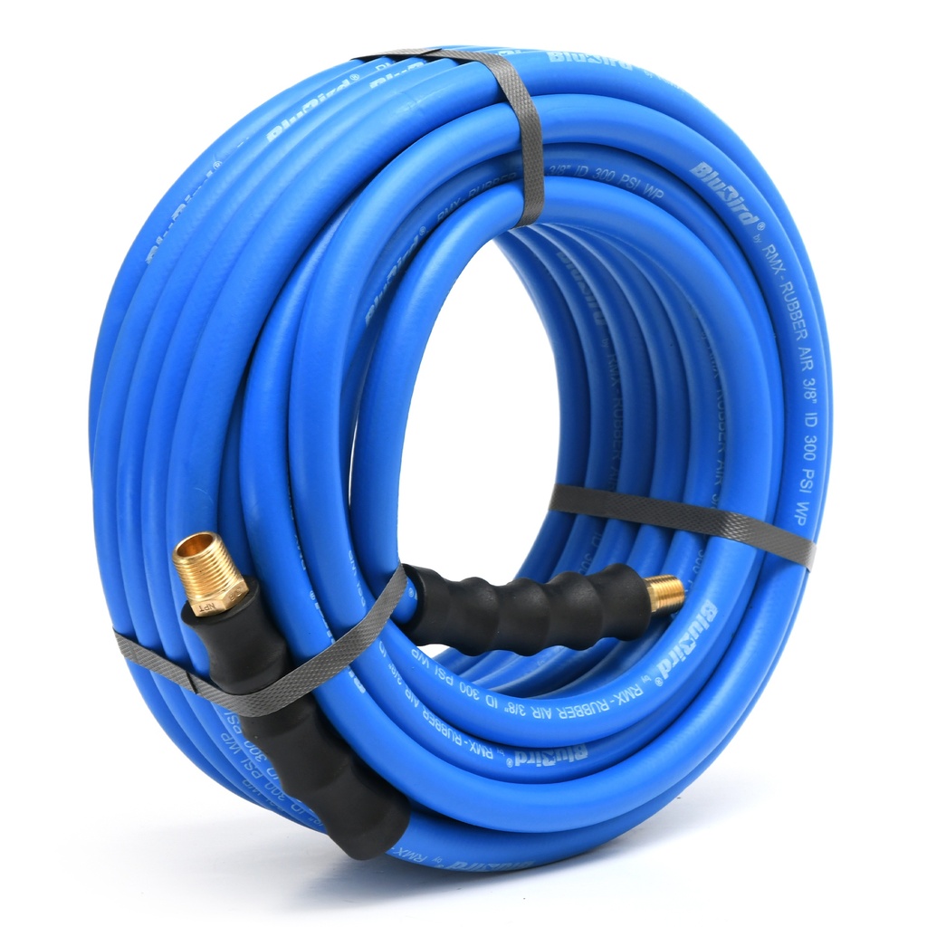 Air hose with 1/4 MBSP external thread 10m rubber