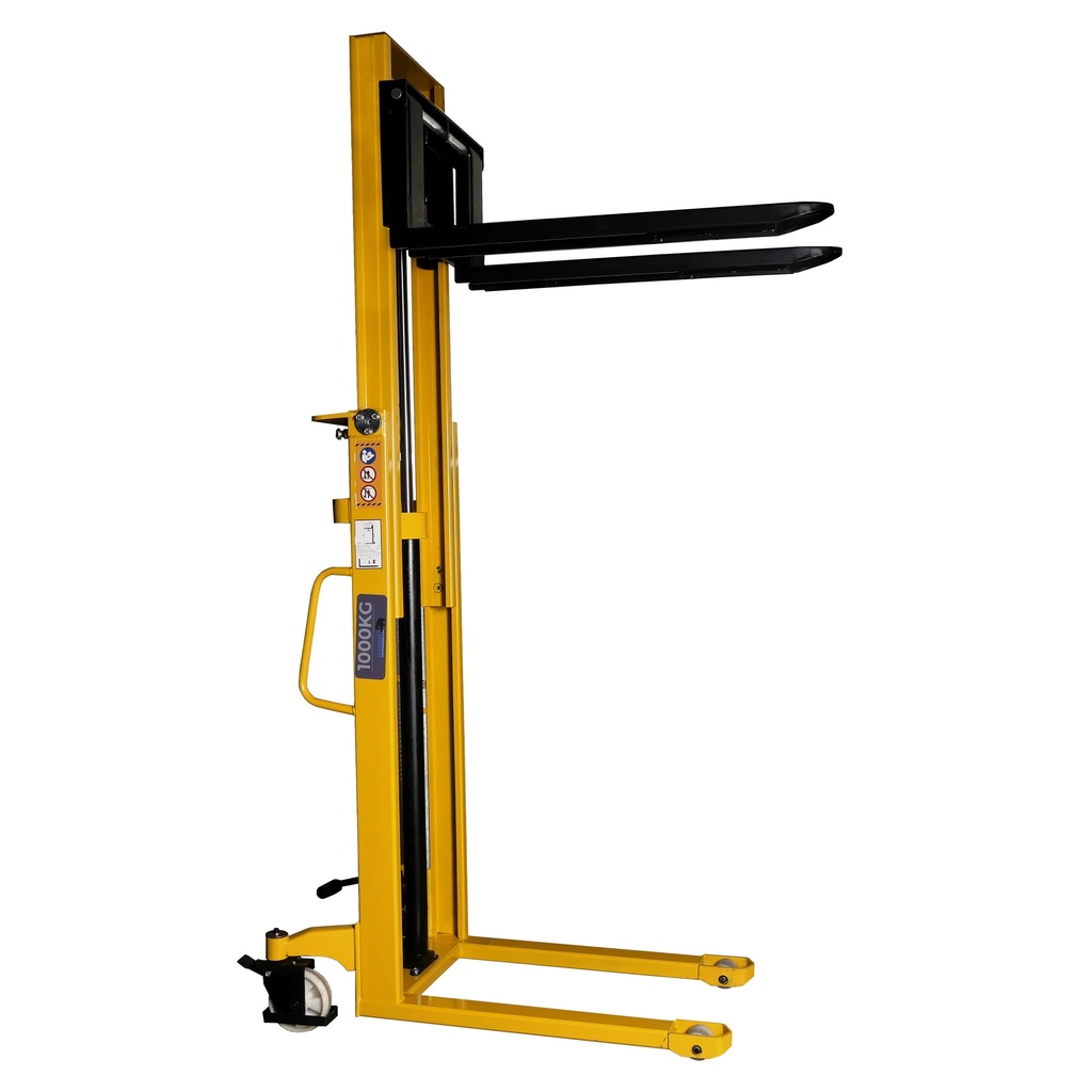 Stacker manual 1000kg 250cm with adjustable forks | Valkenpower