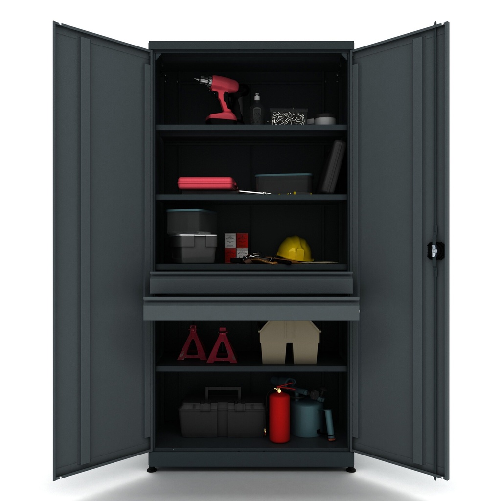 Metal tool cabinet