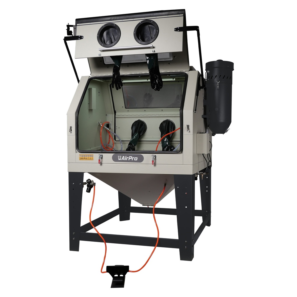 Sandblasting cabinet 1200 L double door