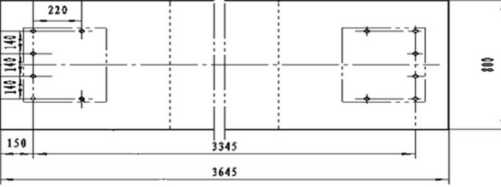 Two post lift 4000kg 230V Premium