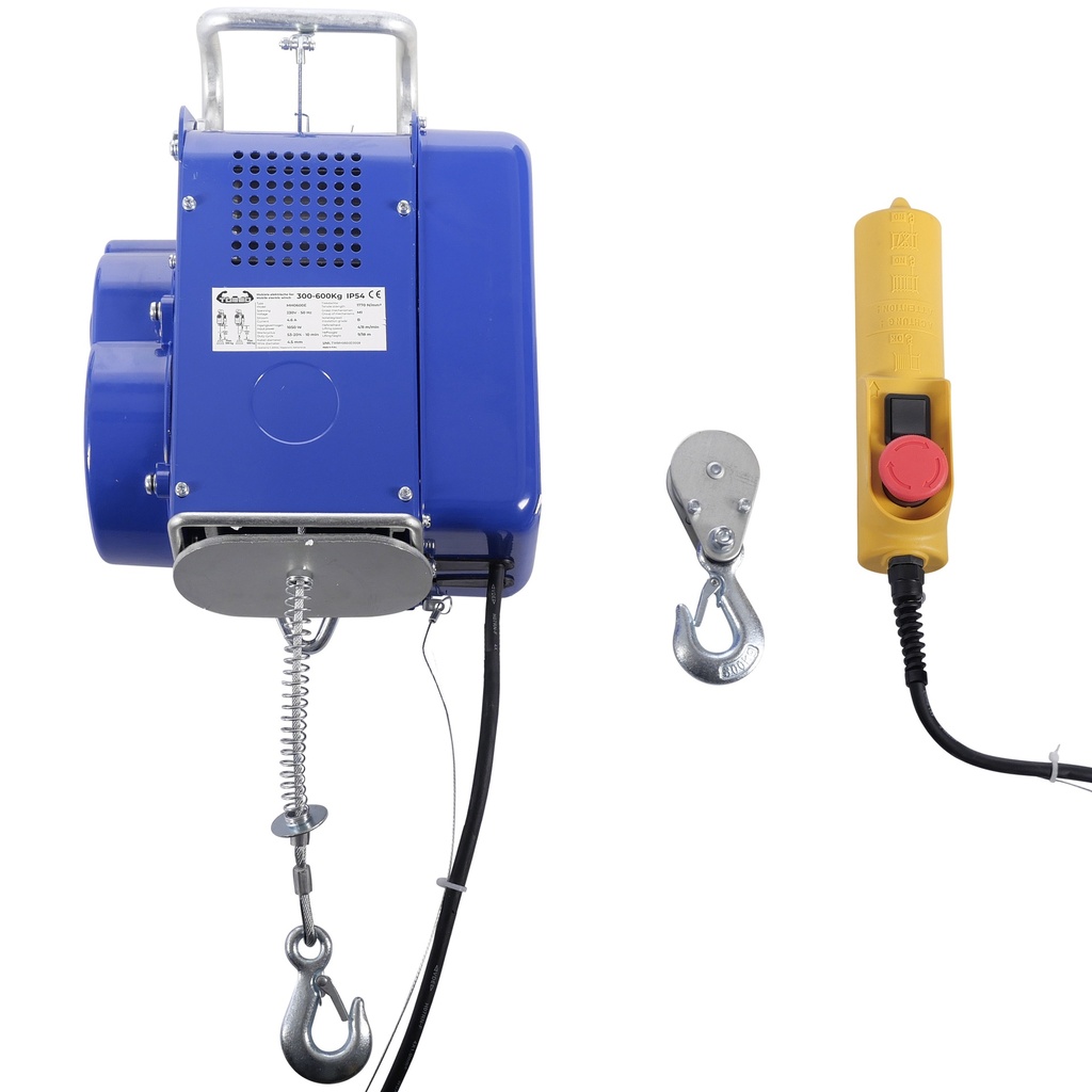 Mobile electric winch 600 kg