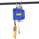 Mobile electric winch with cable remote control 200 kg