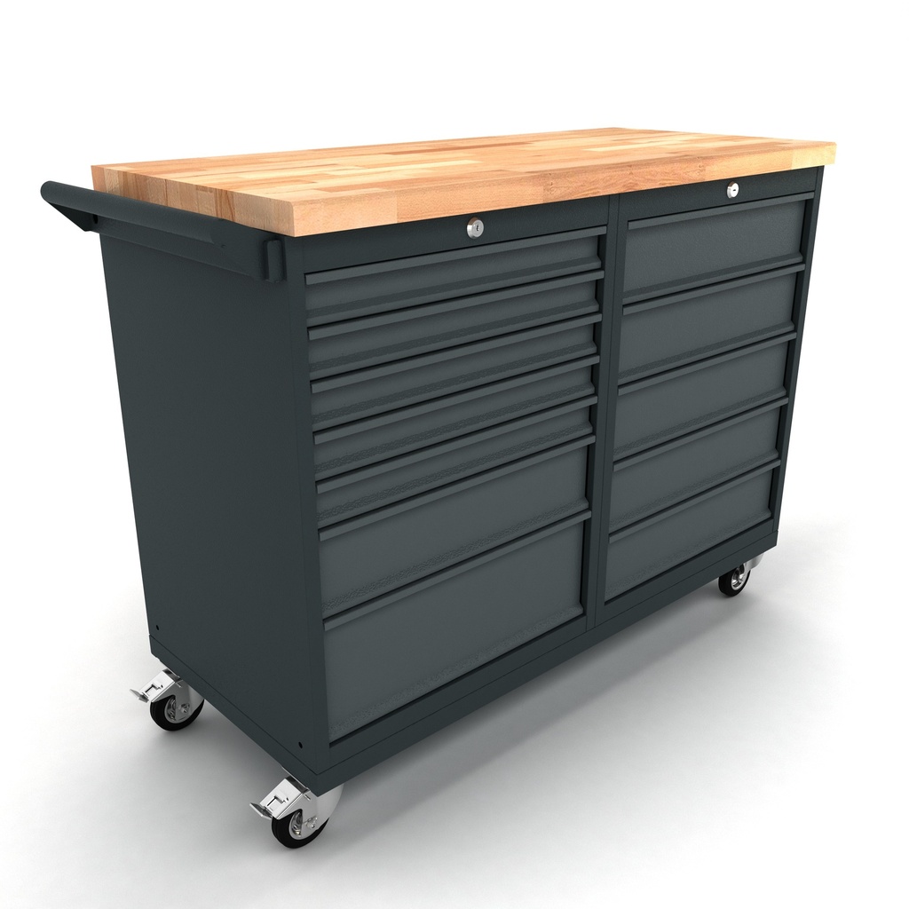 Workbench mobile 12 drawer cabinet