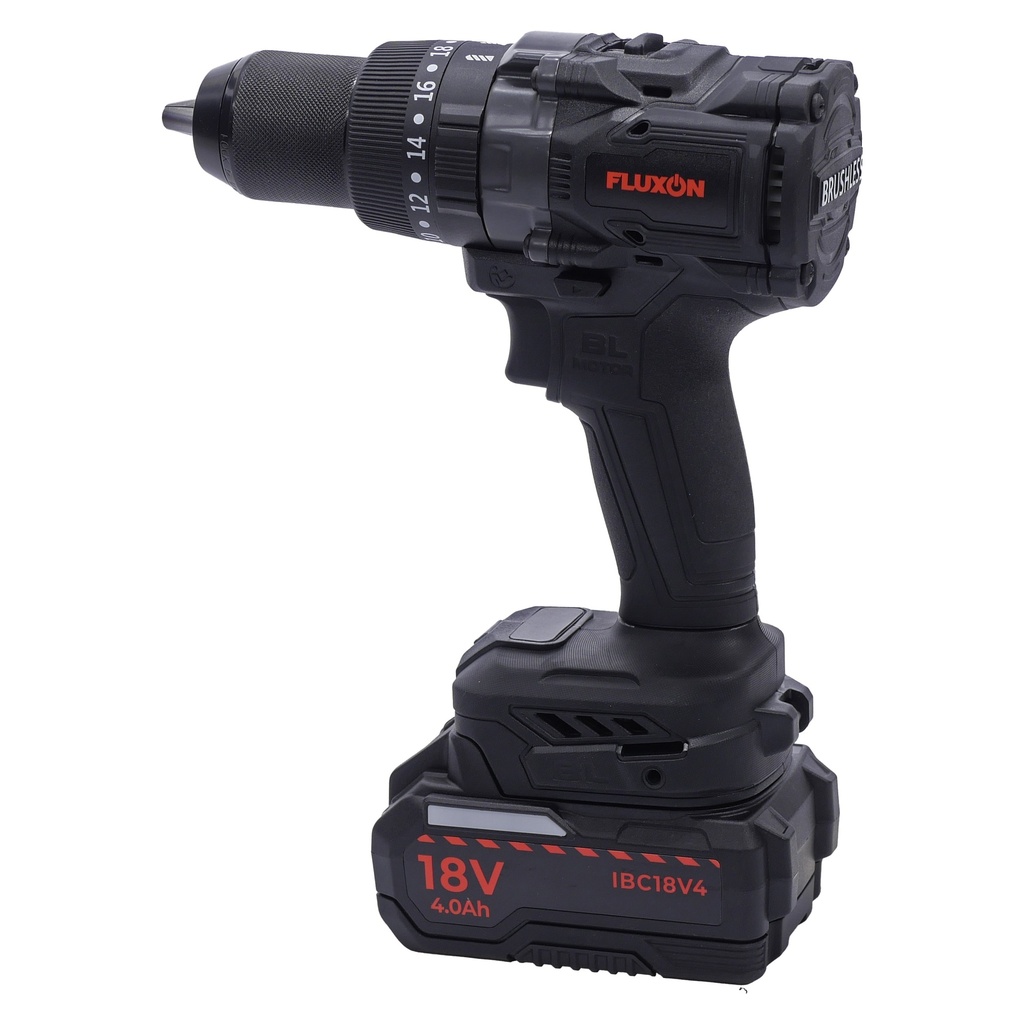 Cordless brushless impact drill incl. 1x 4.0Ah battery 18V + charger