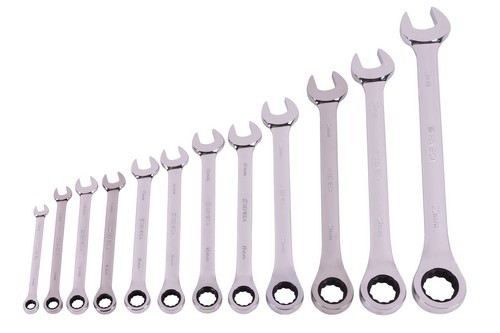 Combination wrench with ratchet 27mm professional