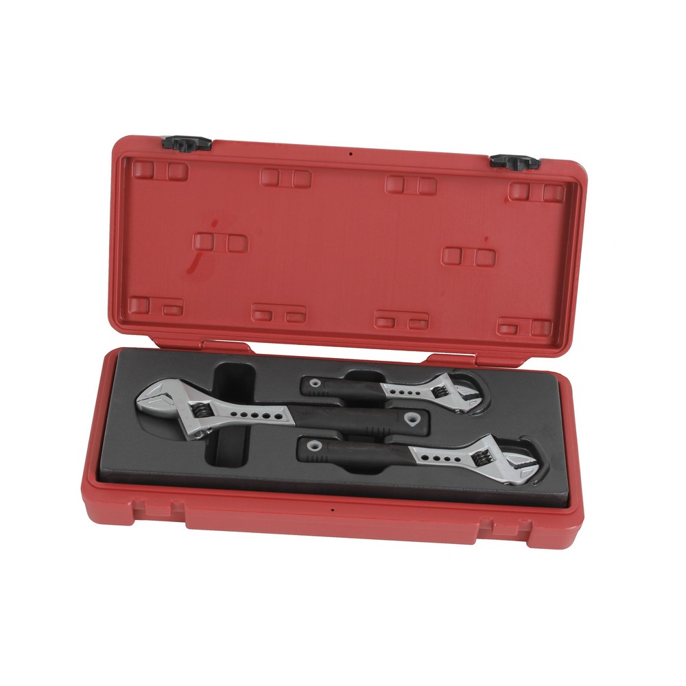 Adjustable wrench set 3 pieces professional