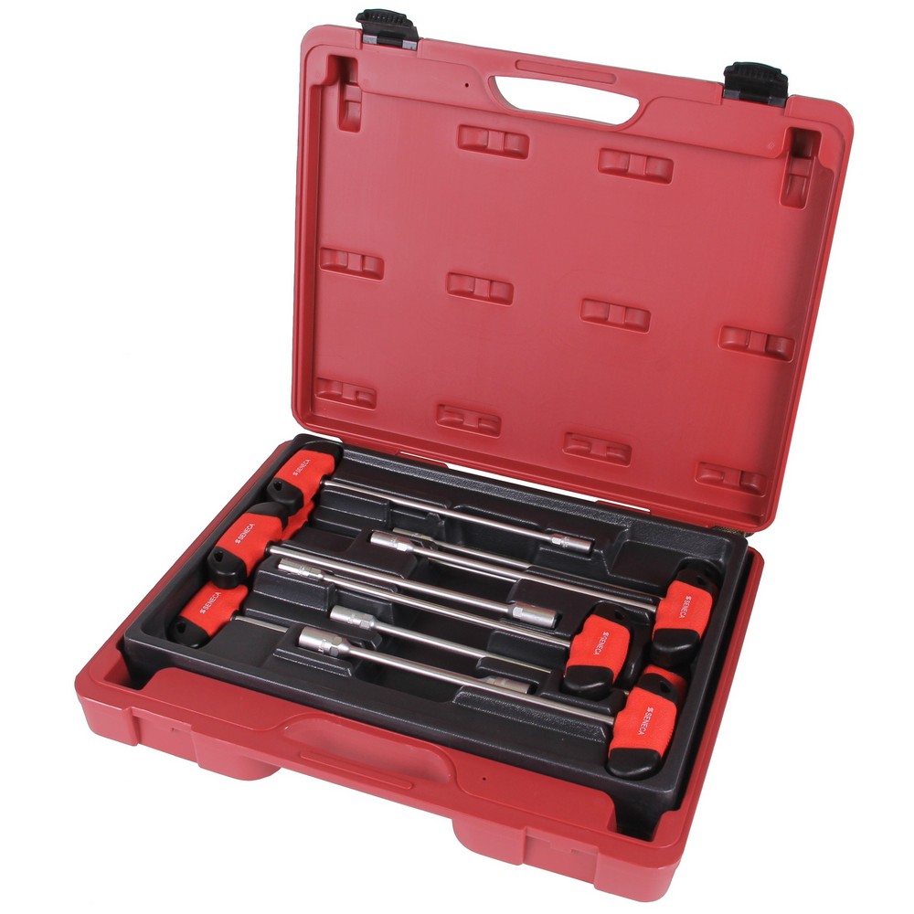 Hex nut driver t-handle set 9 pieces professional