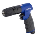 Keyless reversible air drill