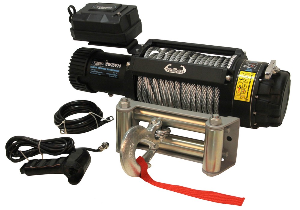 Electric winch 24V 15000lbs