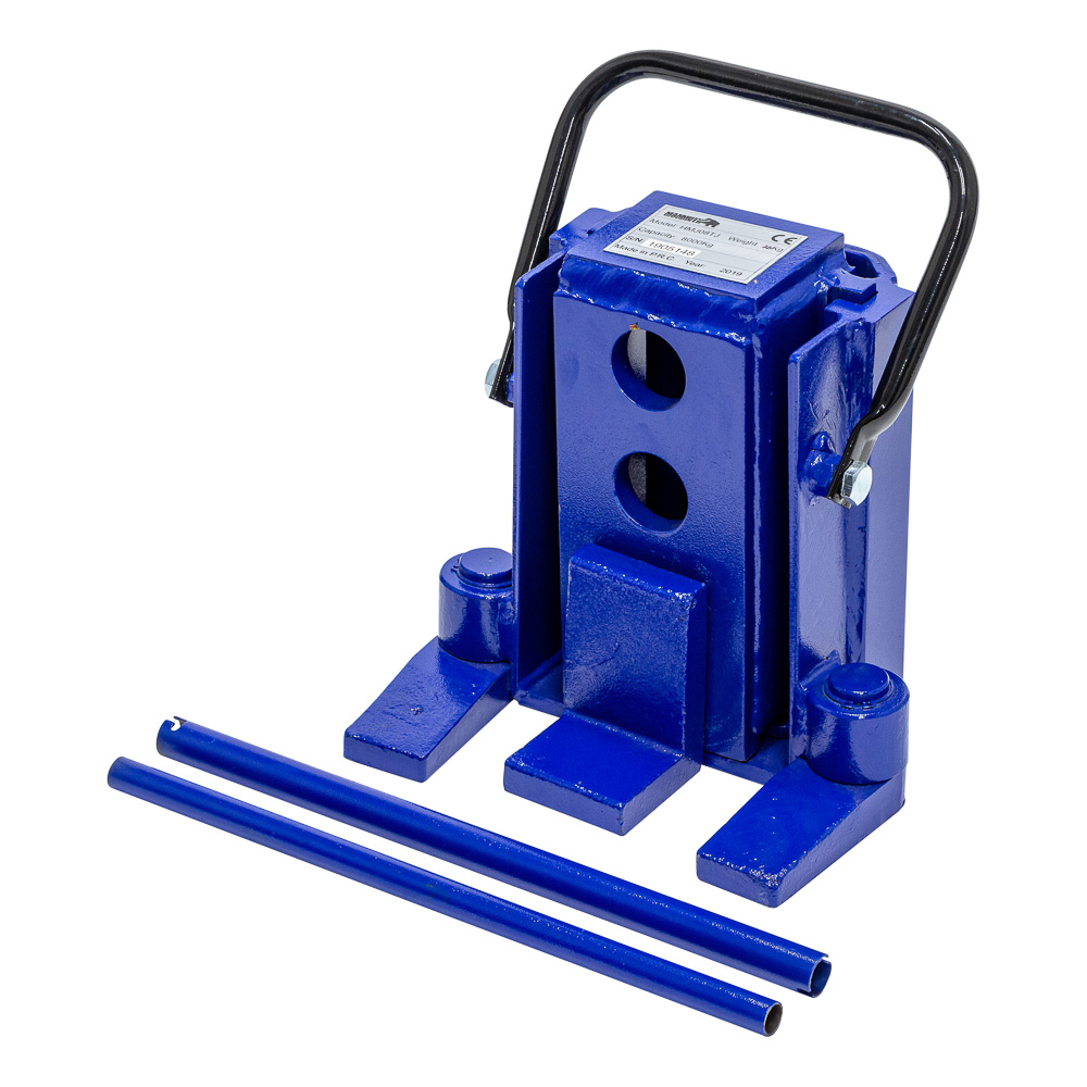 Hydraulic machine toe jack 8 ton with swivel base