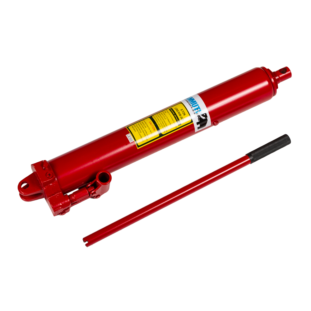 Long cylinder ram jack 8 ton