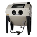 Sandblasting cabinet 420 L with front door and 2 side doors