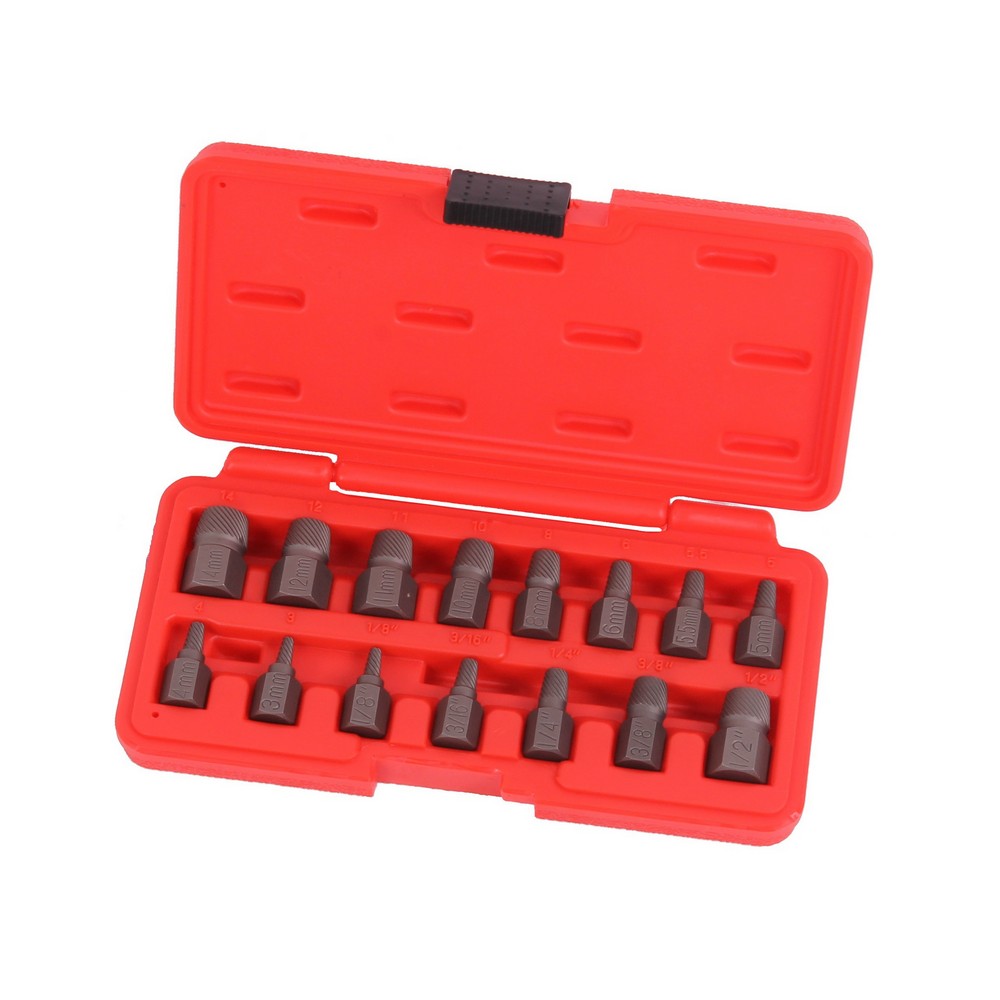 Screw extractor set 15 pieces professional