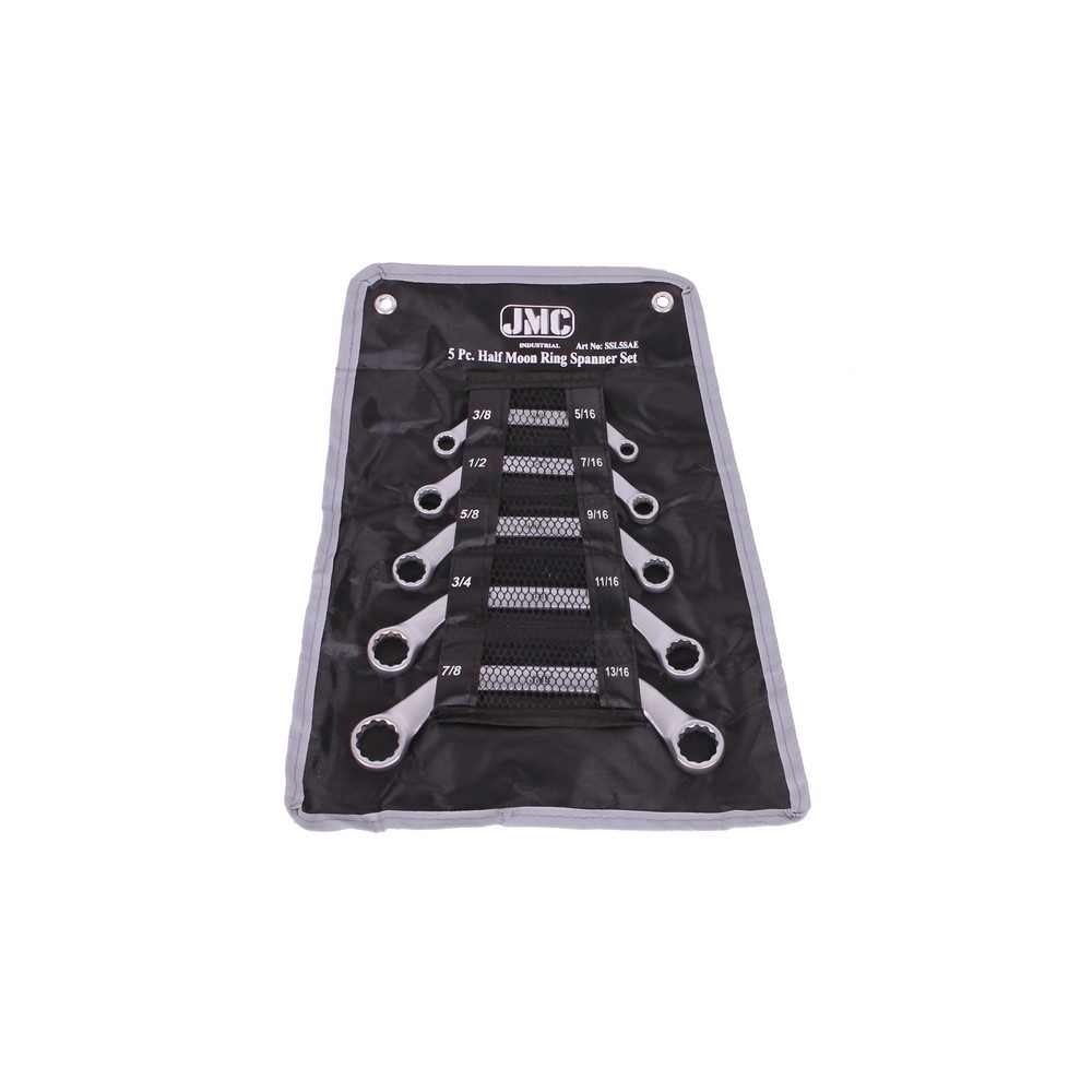 Obstruction ring spanner set 5pc sae