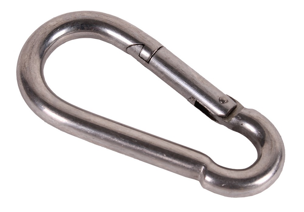 Karabiner 8 x 80mm Edelstahl