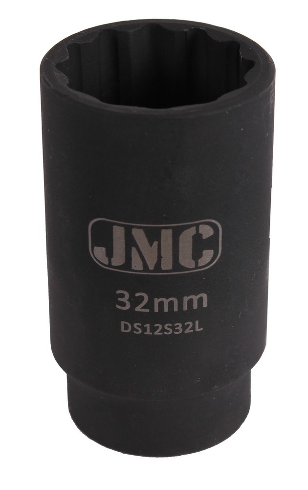 Impact deep socket 12pt 1/2" 24mm