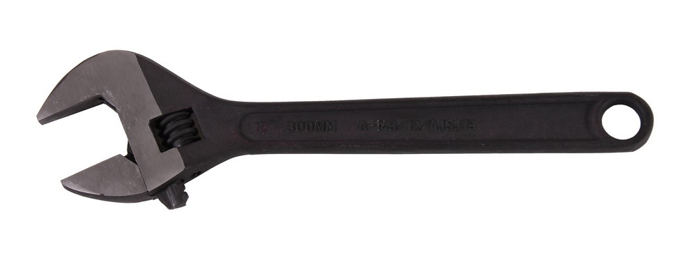 Adjustable open jaw wrench 12"