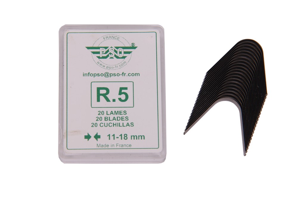 Blade set for tyre regroover 20pcs R5