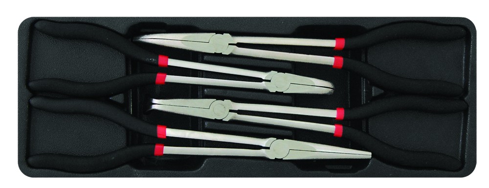 Long pliers set 4 pcs