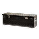 Jobsite box checkerplate extra large black coated