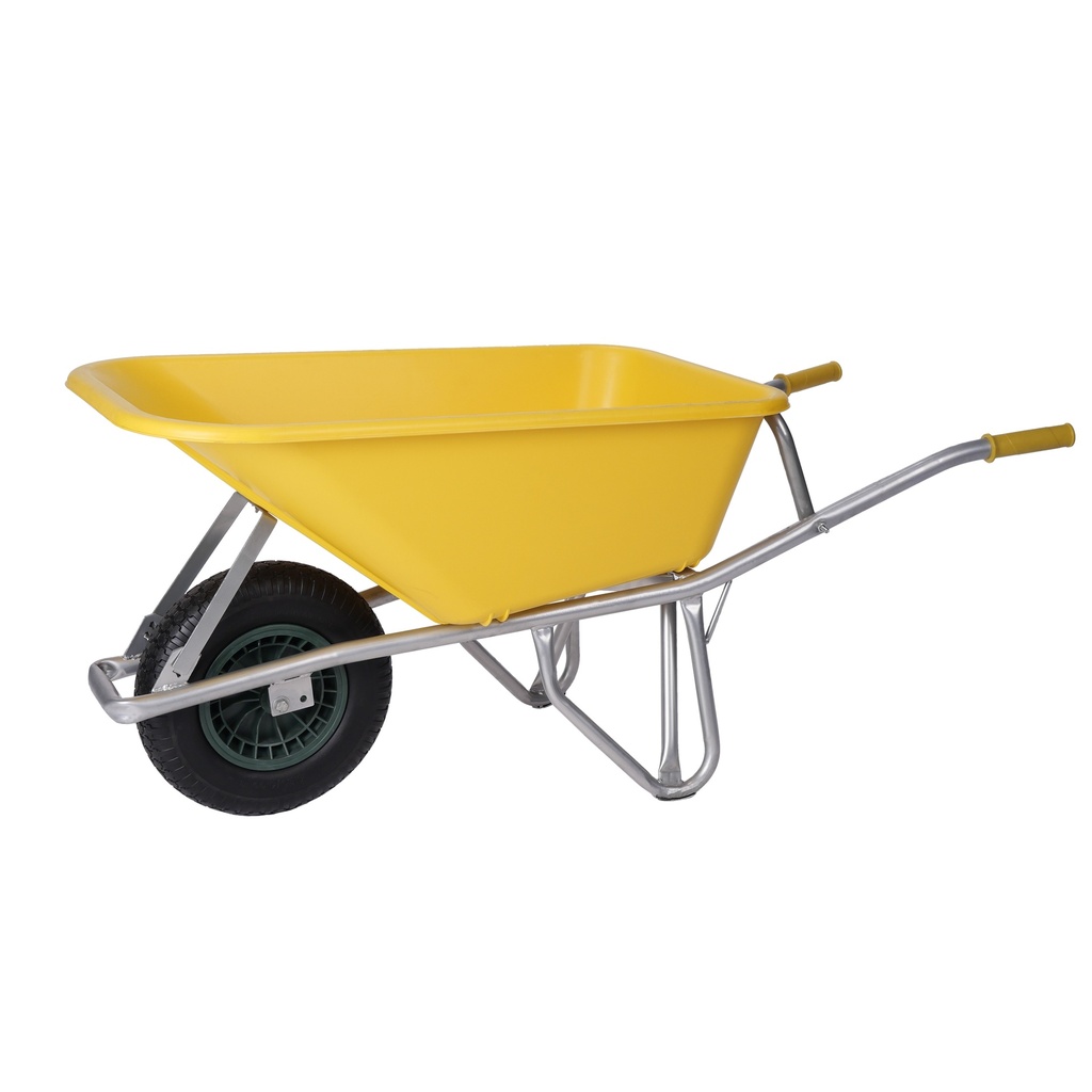 Wheelbarrow plastic with massive wheel