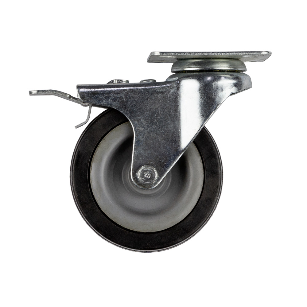 Swivel castor with brake for motorcycle lift ML13HS