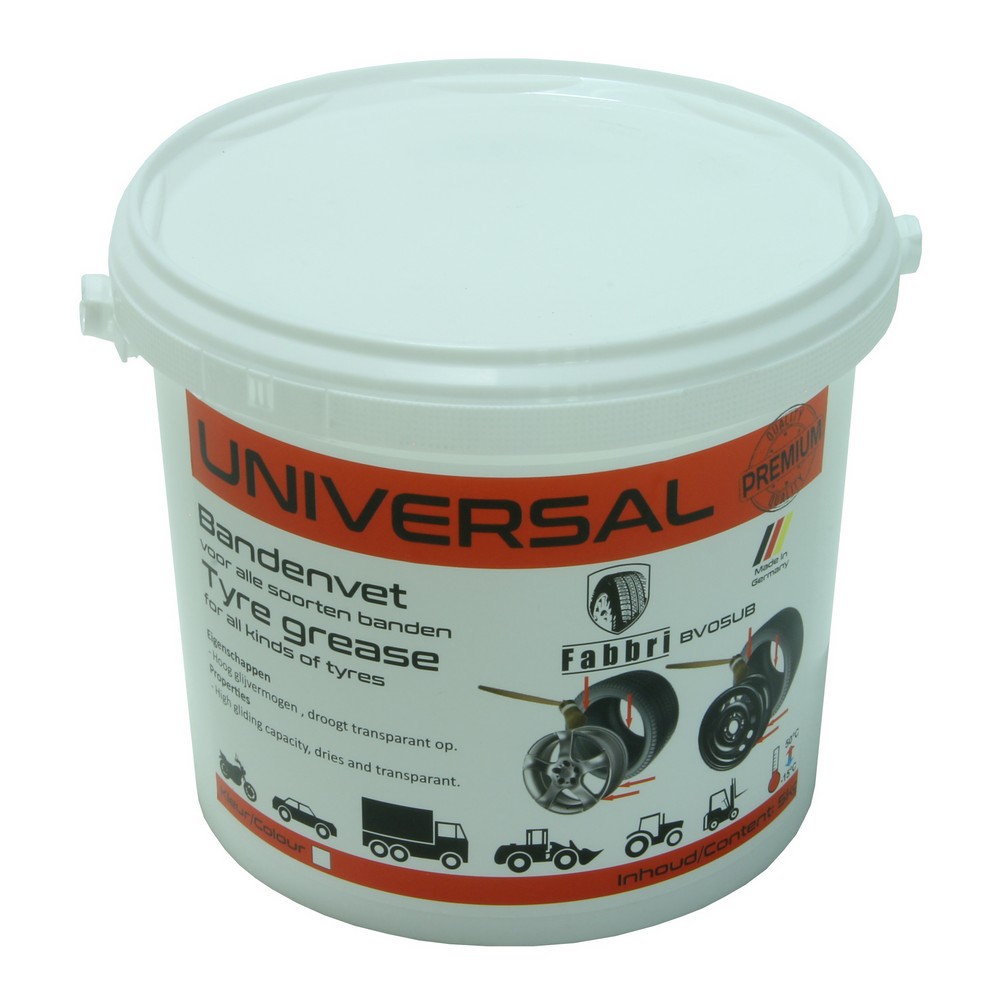 Bandenvet universeel wit 5kg