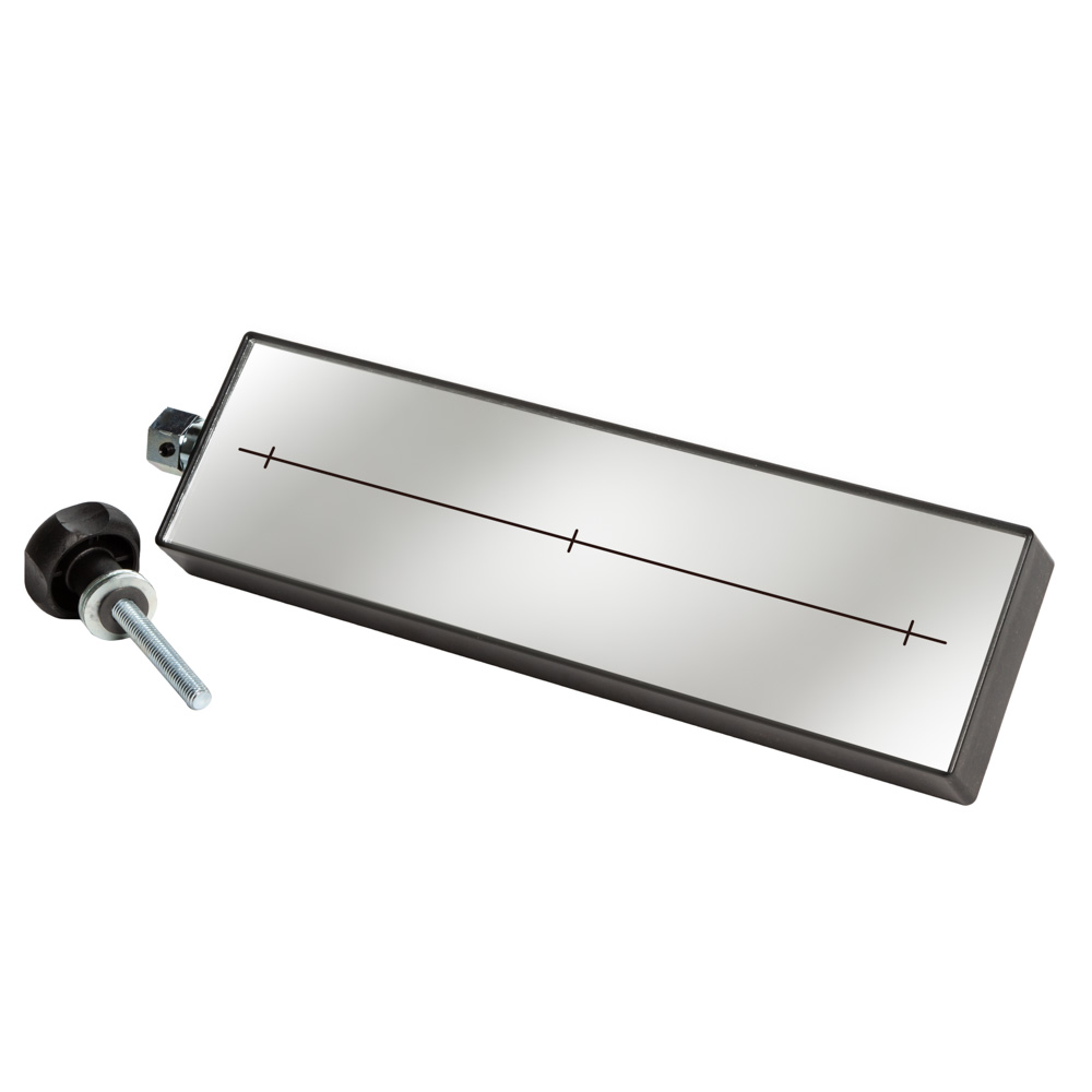 Mirror for headlight tester