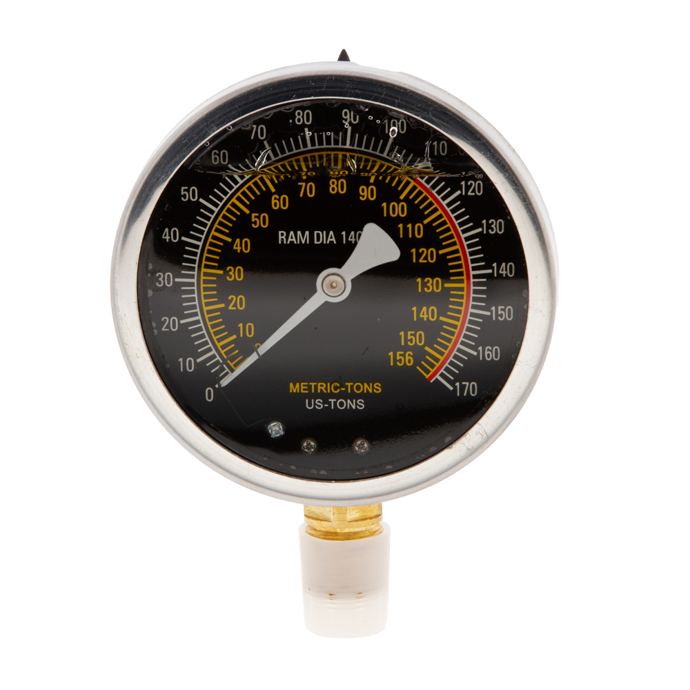 Manometer for shop press SP100HEL