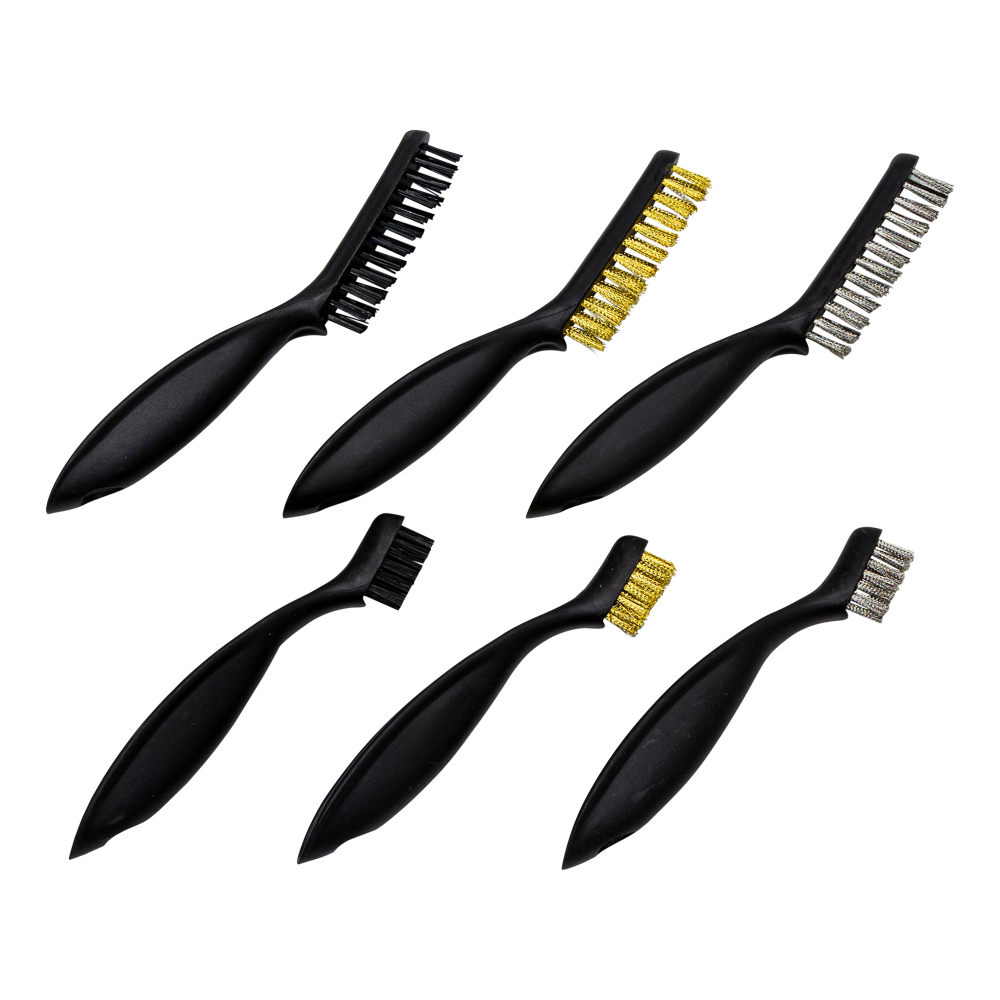 Steel brush set 6 pieces