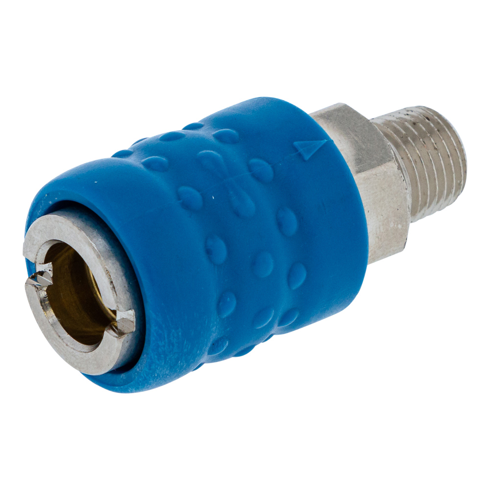 Universal air coupler male 1/4"