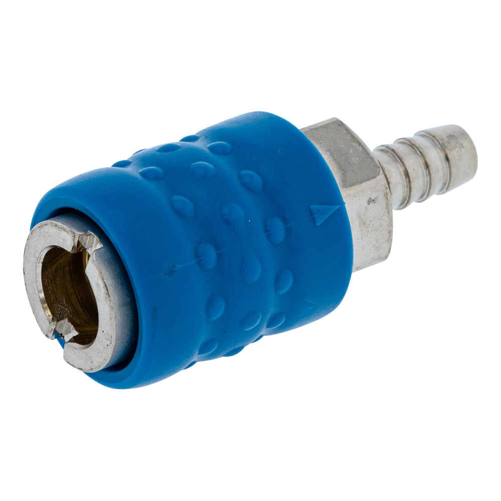 Universal air coupler with hose connector 8,5mm