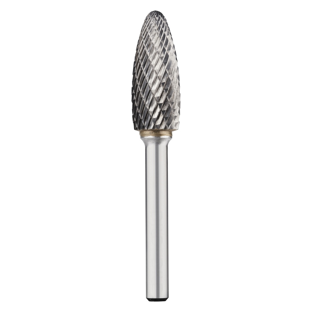 Tungsten carbide burr shape H 12,7 x 32 x 6 x 77mm