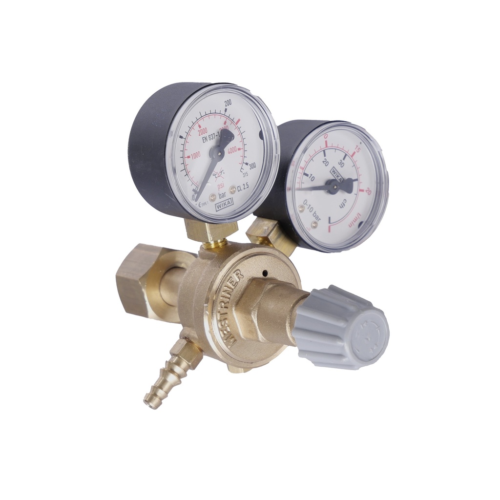 Reducing compact valve argon mixed gas CO2 230 bar