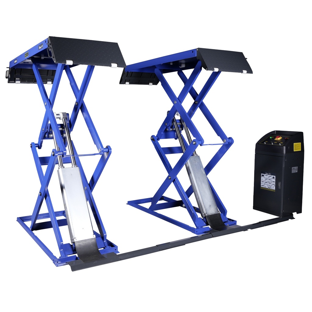 Double scissor lift master-slave 3500kg 400V