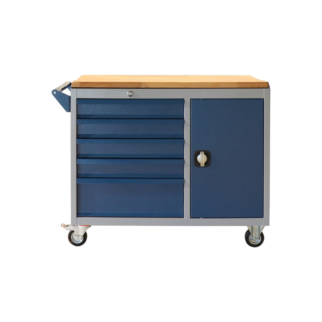 Tool trolley 5 drawers 1 door