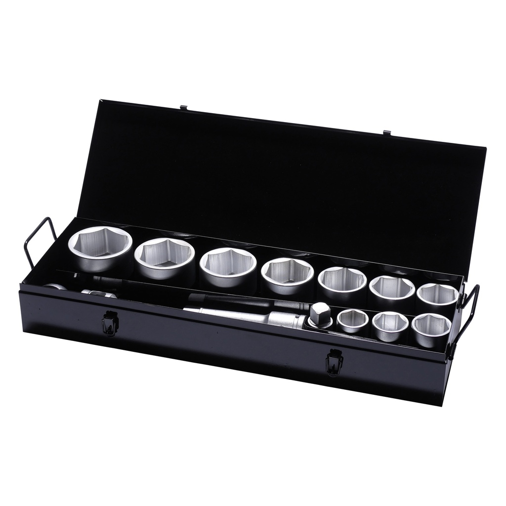 Socket set 1" 14 pcs.