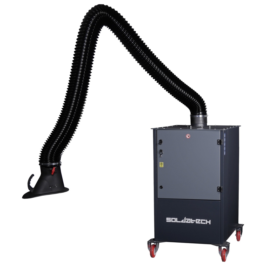 Mobile welding fume extractor 0.75 kW 1200 m³/h