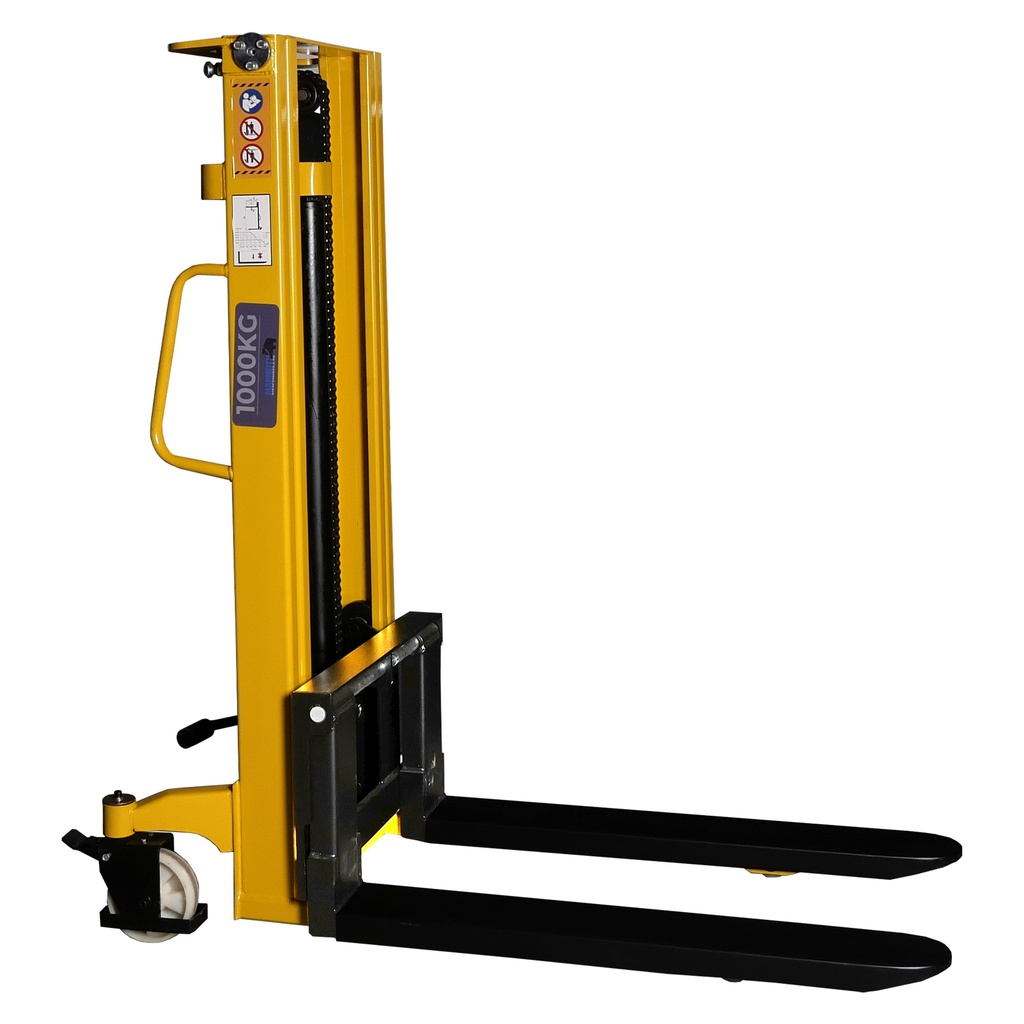 Stacker manual 1000kg 250cm with adjustable forks