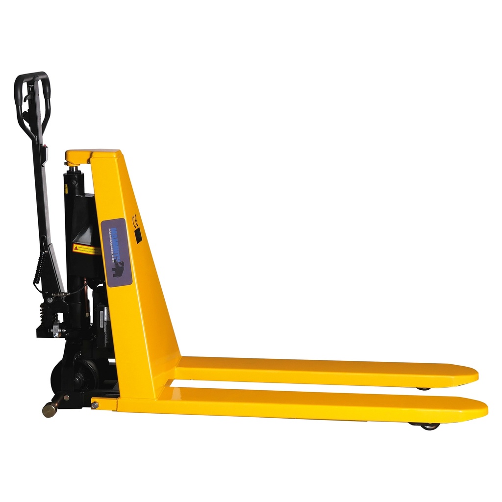 Semi-electric high-lift pallet truck 1000kg