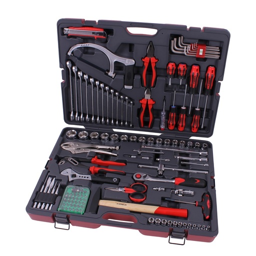 [218307] Tool kit 1/4"&1/2" 117 pieces professional