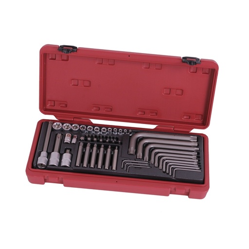 [910008B] T-star tool kit 1/4", 3/8" 52 pieces professional