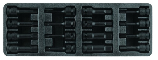 [910045] Impact torx- inbus doppen 1/2" 16 delig