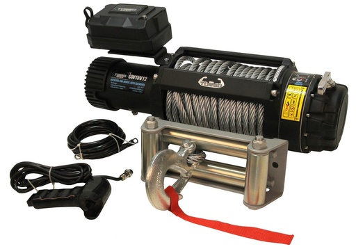 [CW15V12] Electric winch 12V 15000lbs