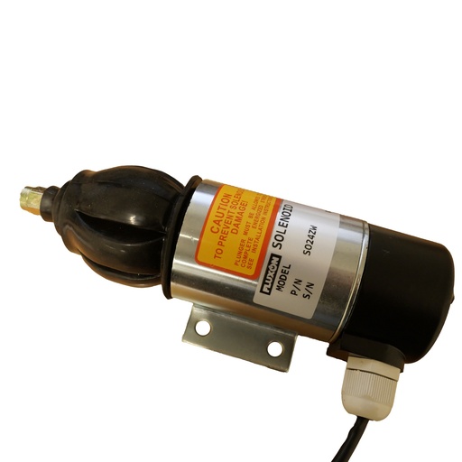 [SO24ZW] Solenoide stopmagneet 24V zware voet