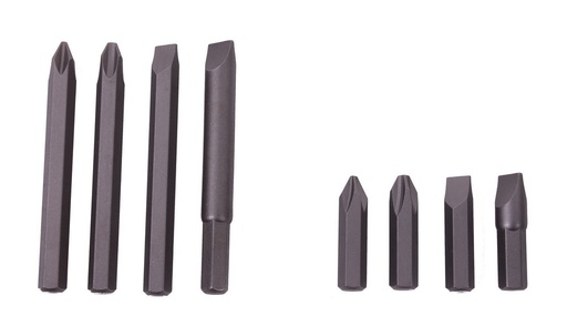 [SE825BIT] Losse bits voor slagschroevendraaier heavy duty 8 delig professioneel