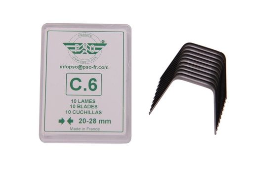 [PSMC6] Blade set for tyre regroover 10pcs C6