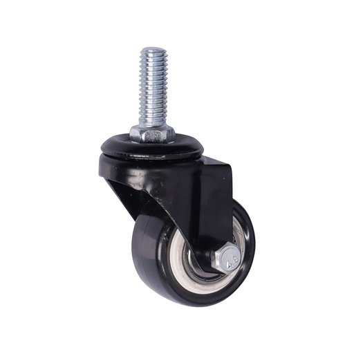 [W040PSP] Swivel castor 40 x 20mm PU threaded rod