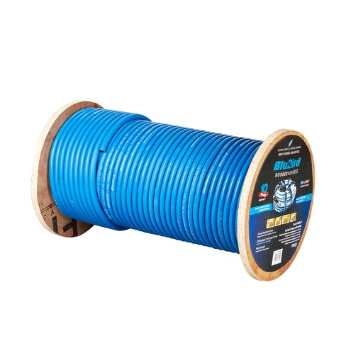 [BB06100MWF] Blubird Rubber air hose 6mm x 100m en rouleau extrémité ouverte